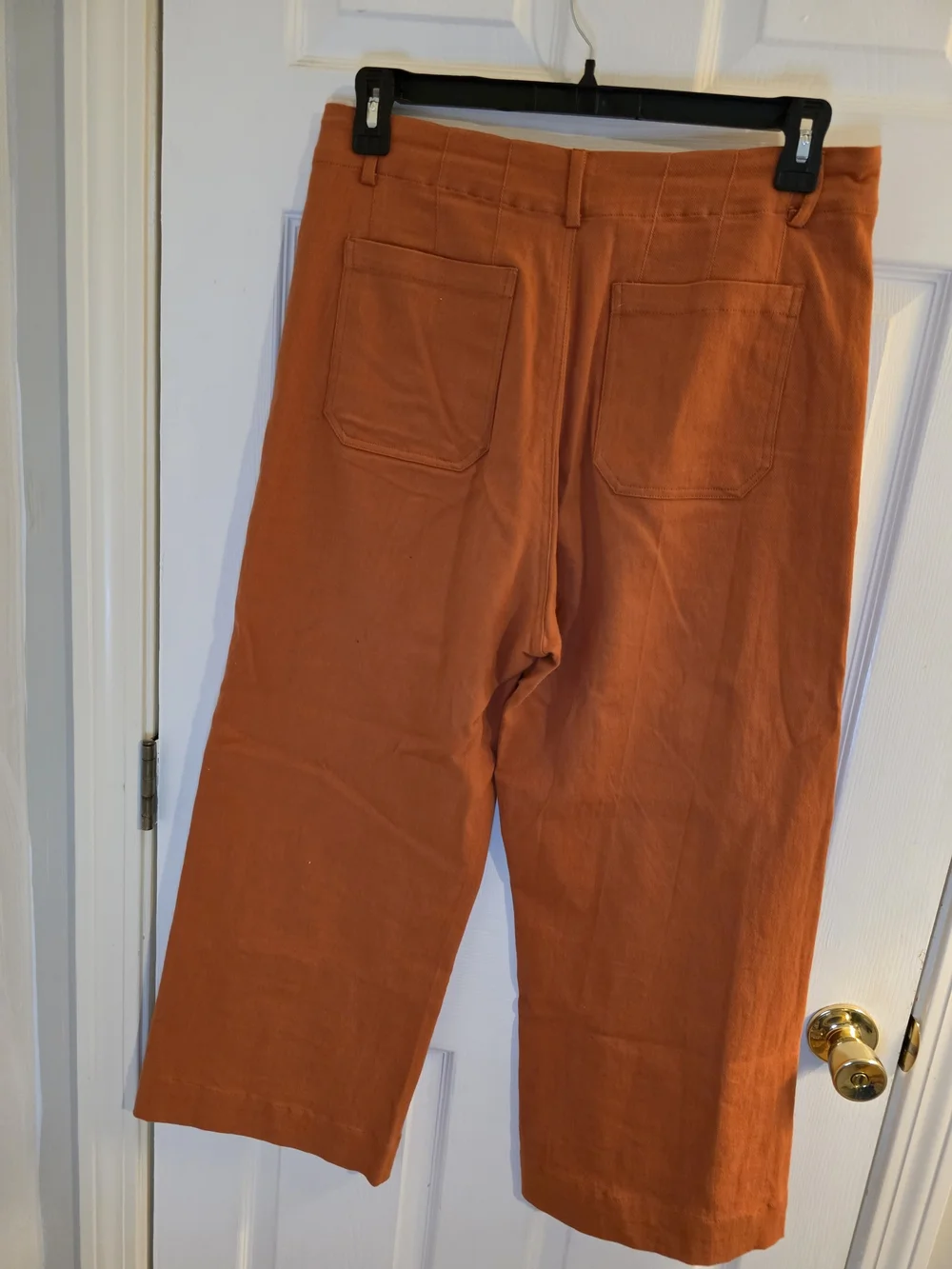 eesome Wide-Leg Jeans in Rust Orange - Picture 2 of 4